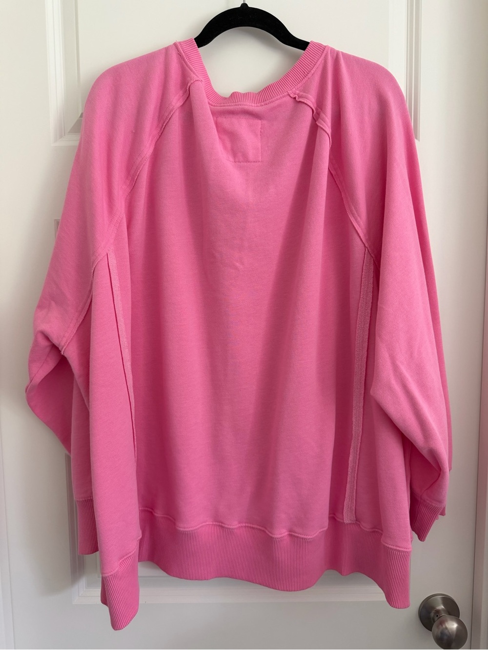 Aerie hot pink sweatshirt - Picture 5 of 5